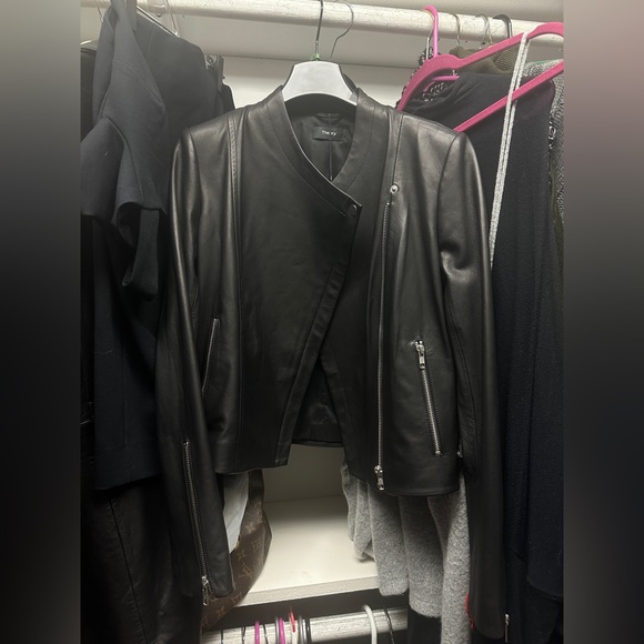 Theory leather jacket NWT - Picture 1 of 5